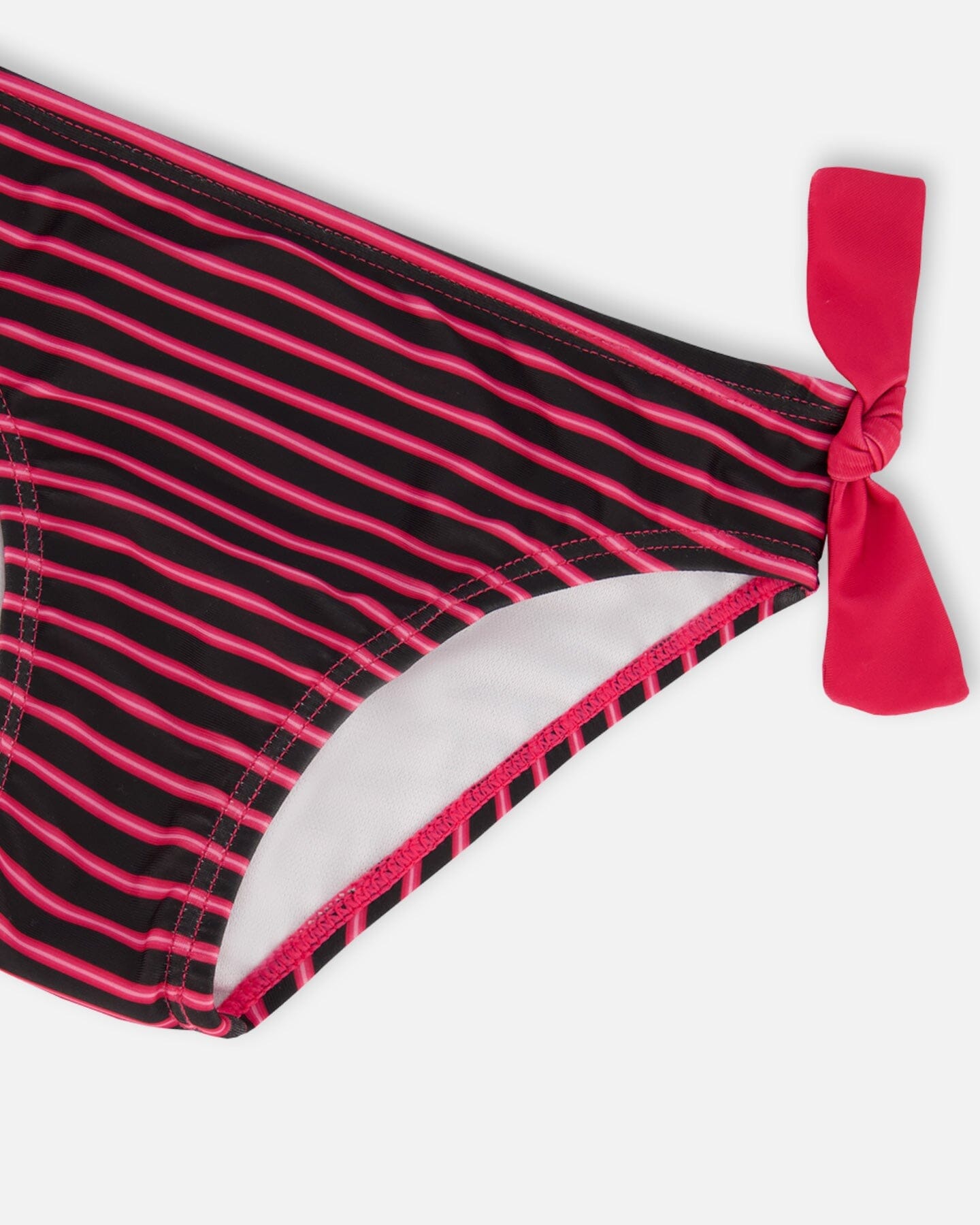 Printed Two-Piece Swimsuit Black And Blue And Pink Items